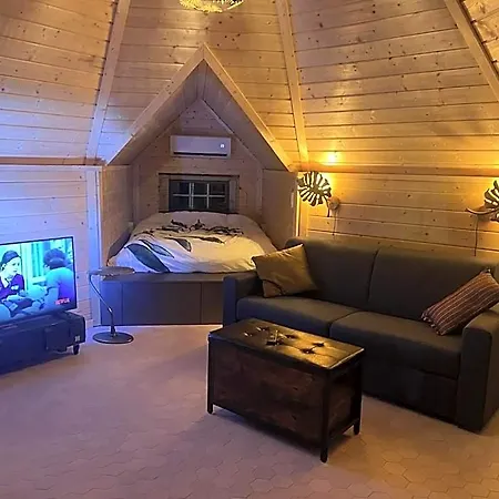 Luxe Finse Kota Met Jacuzzi En Saunabarrel De Zandhoef Lodge *