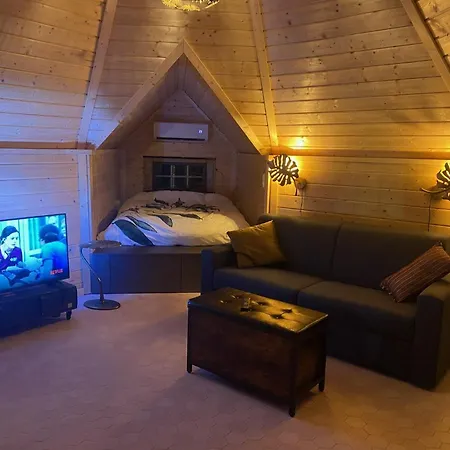 Domek letniskowy Luxe Finse Kota Met Jacuzzi En Saunabarrel De Zandhoef Eersel